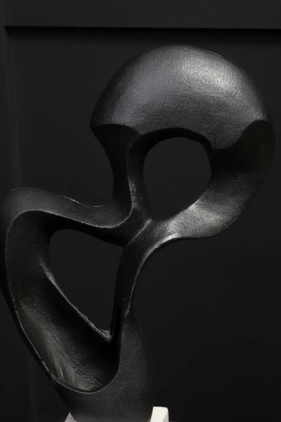 Statues & Sculptures Table Top|Abstract^Black Mirage 52cm Metal Indoor Sculpture