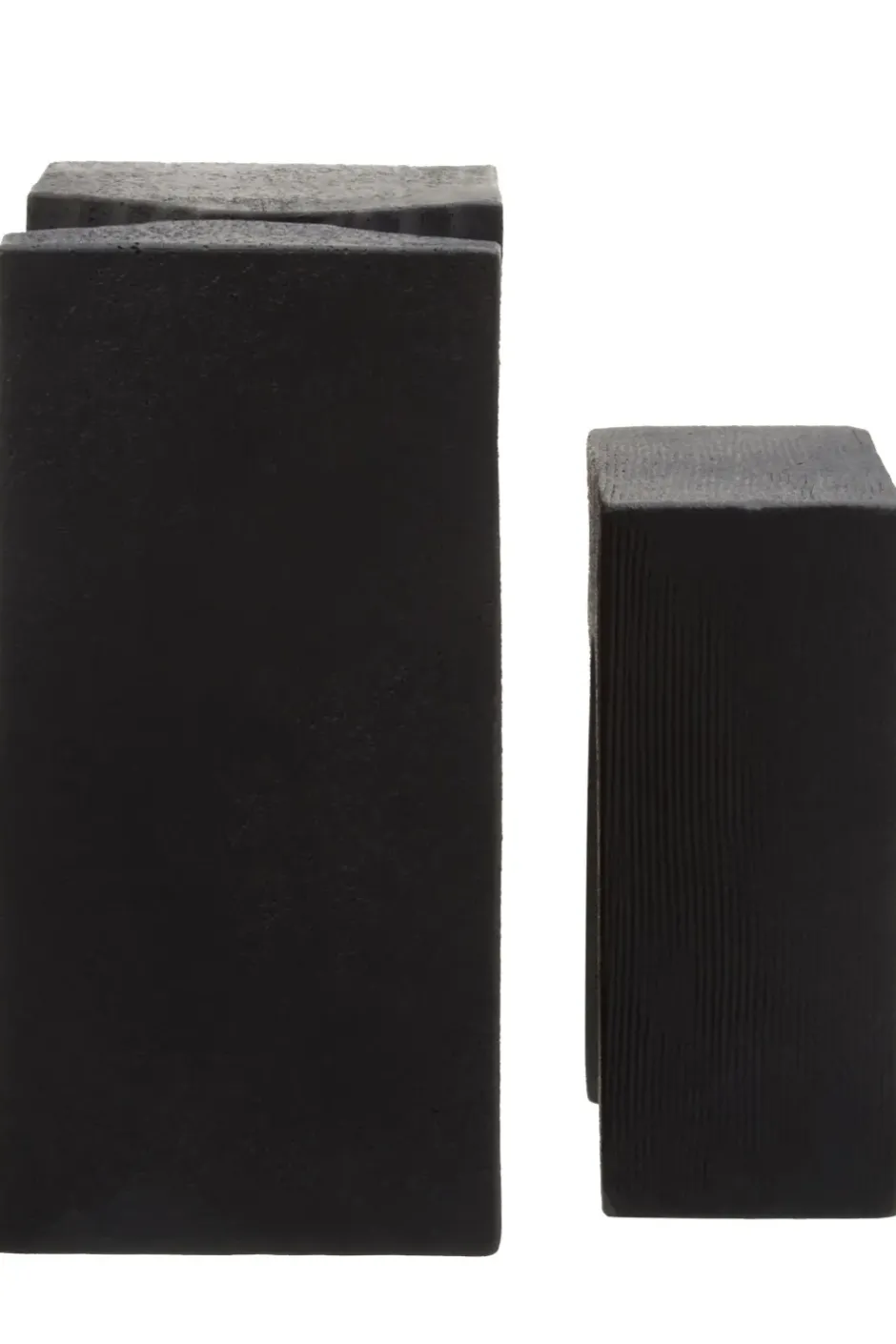 Statues & Sculptures Table Top|Abstract^Block Symphony 18cm Black Resin Indoor Sculptures