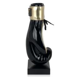 Statues & Sculptures Table Top|Contemporary^Boxing Hero 37cm Black Resin Indoor Sculpture