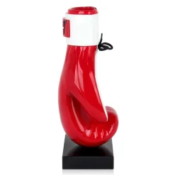Statues & Sculptures Table Top|Contemporary^Boxing Hero 37cm Red Resin Indoor Sculpture