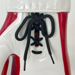 Statues & Sculptures Table Top|Contemporary^Boxing Hero 37cm Red Resin Indoor Sculpture