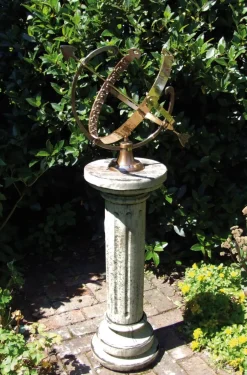 Statues & Sculptures Armillary Sundials^Brighton Armillary 125cm Stone Garden Sundial