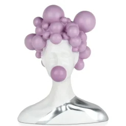Statues & Sculptures Figurative|Table Top^Bubble Bliss 47cm Lilac Resin Indoor Sculpture