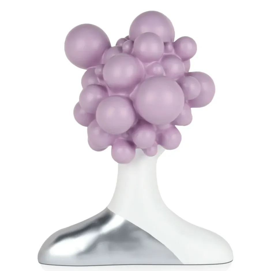 Statues & Sculptures Figurative|Table Top^Bubble Bliss 47cm Lilac Resin Indoor Sculpture