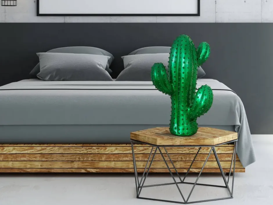 Statues & Sculptures Table Top|Floor Standing^Cactus Essence 54cm Green Resin Indoor Sculpture