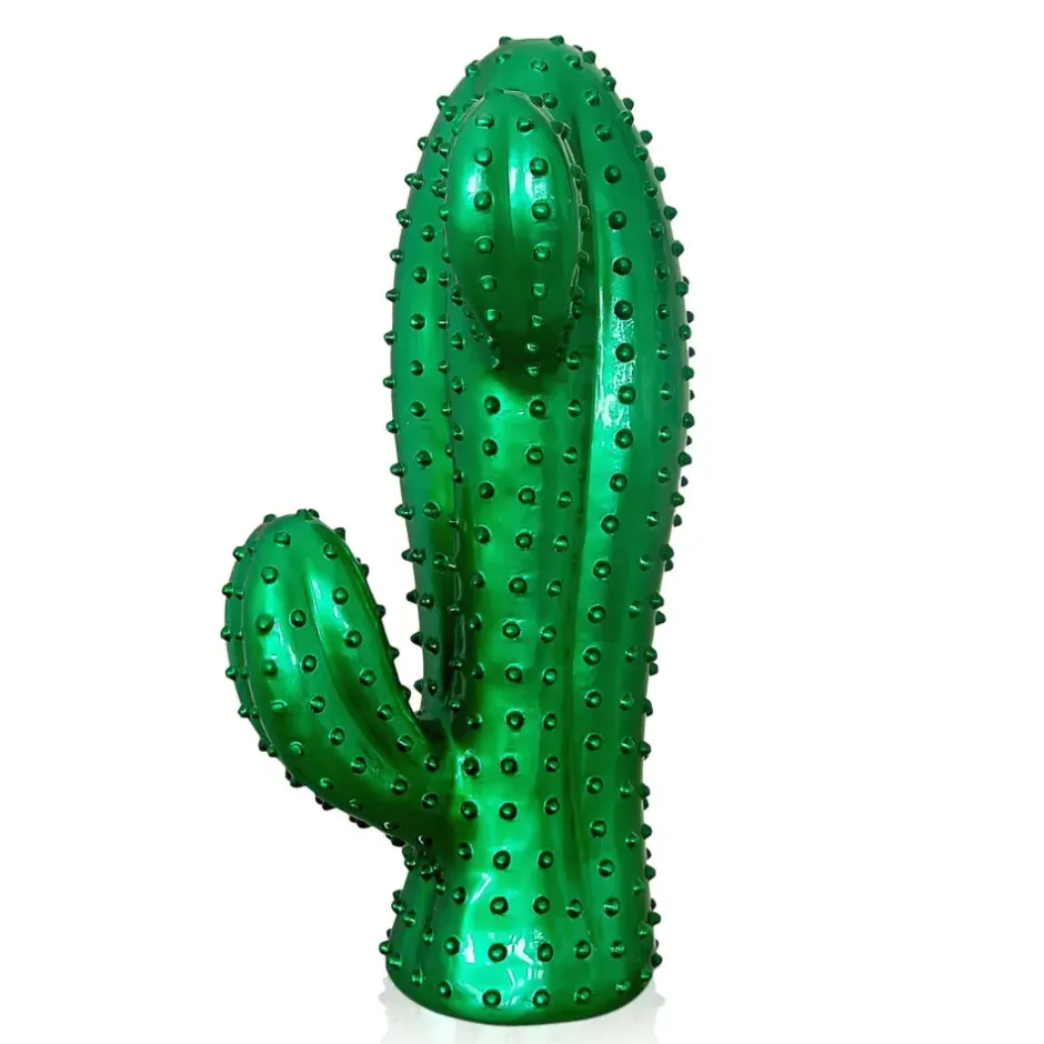 Statues & Sculptures Table Top|Floor Standing^Cactus Essence 54cm Green Resin Indoor Sculpture