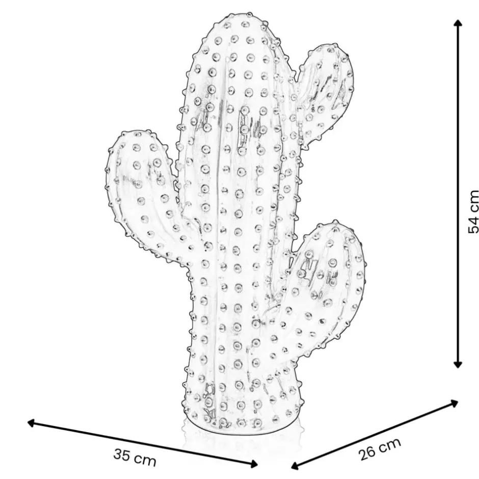Statues & Sculptures Table Top|Floor Standing^Cactus Essence 54cm Green Resin Indoor Sculpture