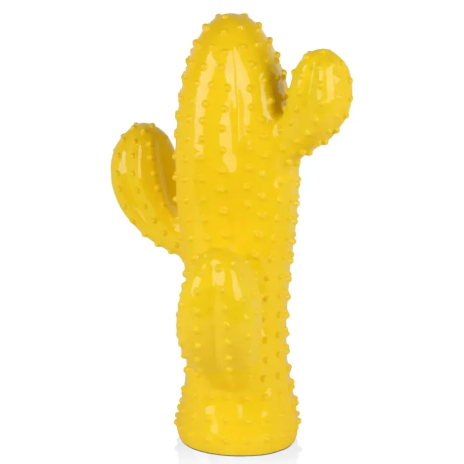 Statues & Sculptures Table Top|Floor Standing^Cactus Essence 54cm Yellow Resin Indoor Sculpture