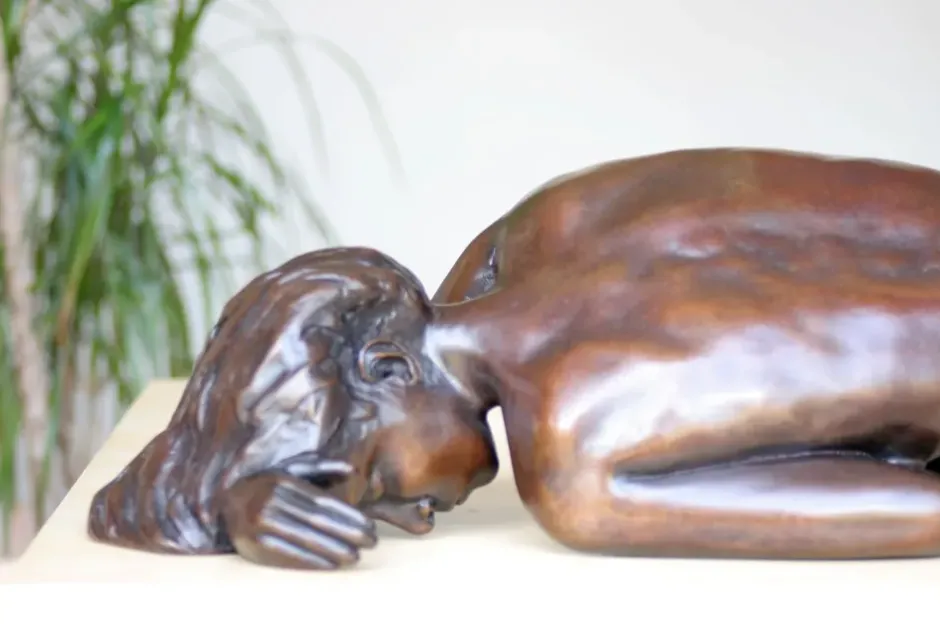 Statues & Sculptures Figurative|Table Top^Caterina I Figurine Bronze Indoor Sculpture