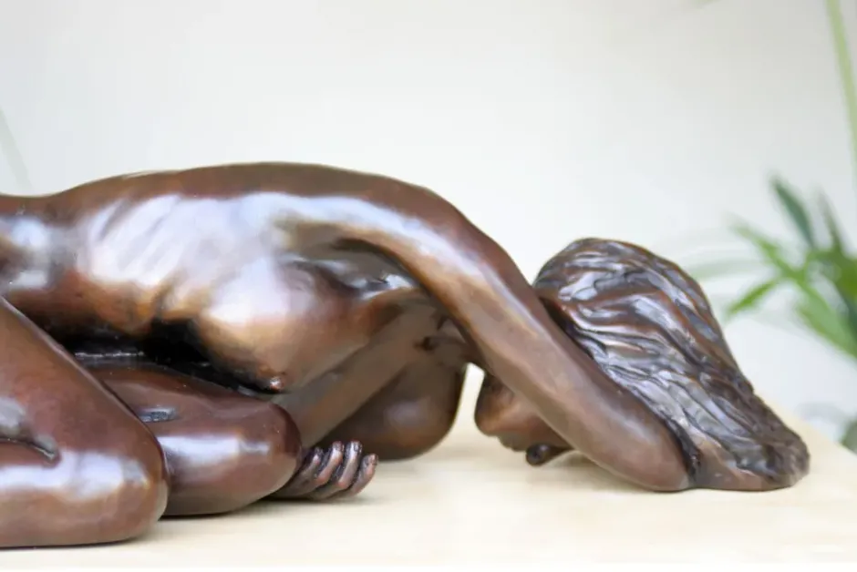 Statues & Sculptures Figurative|Table Top^Caterina I Figurine Bronze Indoor Sculpture