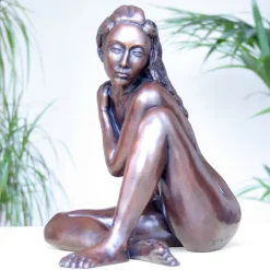 Statues & Sculptures Figurative|Table Top^Caterina II Figurine Bronze Indoor Sculpture
