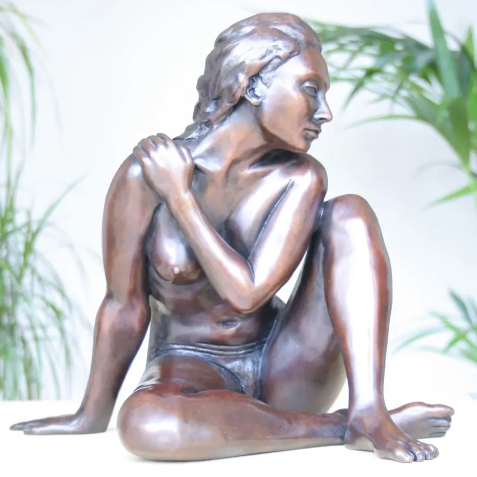 Statues & Sculptures Figurative|Table Top^Caterina II Figurine Bronze Indoor Sculpture