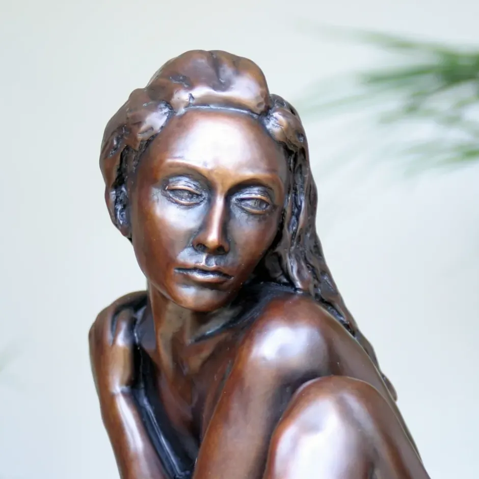 Statues & Sculptures Figurative|Table Top^Caterina II Figurine Bronze Indoor Sculpture