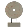 Statues & Sculptures Table Top|Abstract^Celestial Circle 50cm Wood Indoor Sculpture