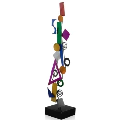 Statues & Sculptures Table Top|Abstract^Chaos Ascension 66cm Abstract Metal Indoor Sculpture