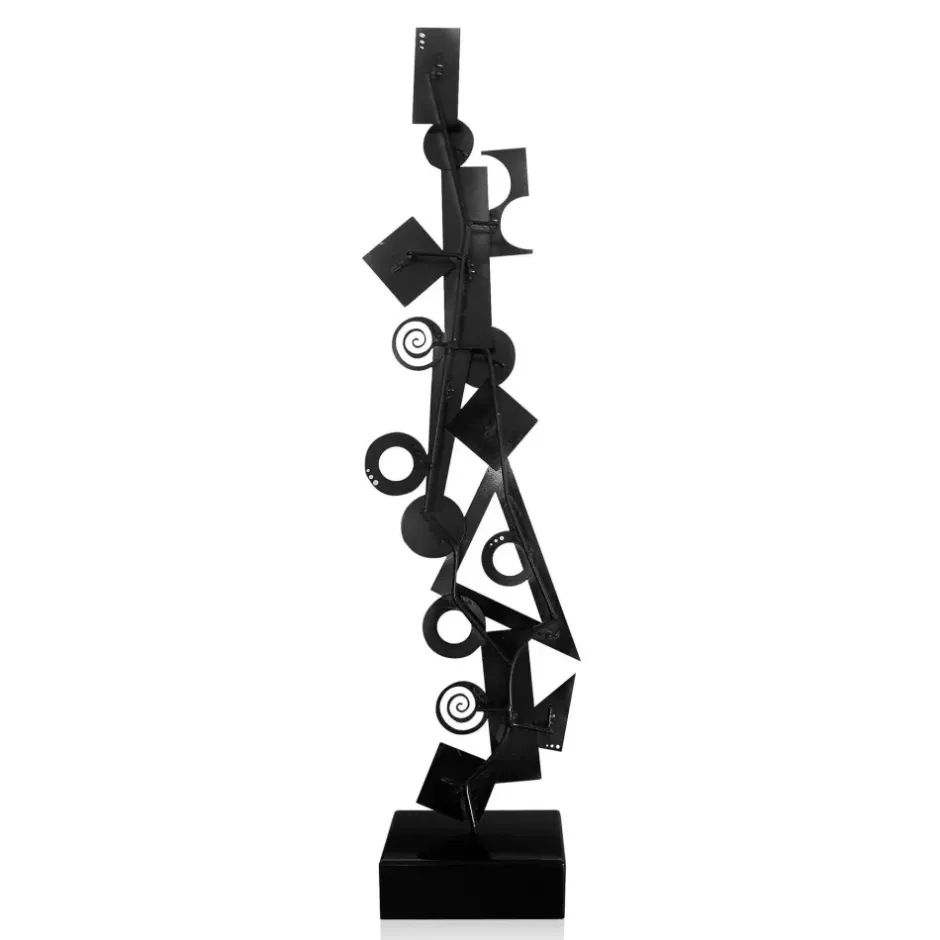 Statues & Sculptures Table Top|Abstract^Chaos Ascension 66cm Abstract Metal Indoor Sculpture
