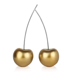 Statues & Sculptures Table Top|Contemporary^Cherry Fusion 43cm Gold Resin Indoor Sculpture