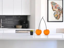 Statues & Sculptures Table Top|Floor Standing^Cherry Fusion 43cm Orange Resin Indoor Sculpture