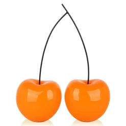 Statues & Sculptures Table Top|Floor Standing^Cherry Fusion 55cm Orange Resin Indoor Sculpture