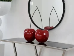 Statues & Sculptures Table Top|Contemporary^Cherry Fusion 55cm Red Resin Indoor Sculpture