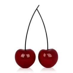 Statues & Sculptures Table Top|Contemporary^Cherry Fusion 43cm Red Resin Indoor Sculpture