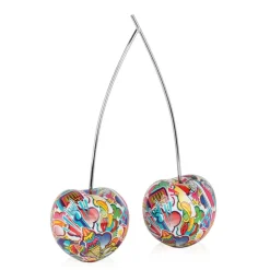Statues & Sculptures Table Top|Graffiti^Cherry Fusion 43cm Street Art Resin Indoor Sculpture