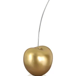 Statues & Sculptures Table Top|Contemporary^Cherry Pop 66cm Gold Resin Indoor Sculpture