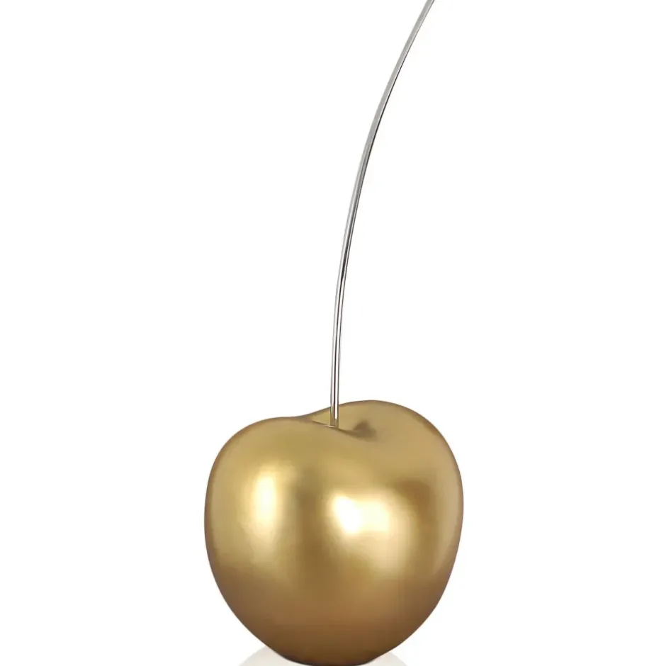 Statues & Sculptures Table Top|Contemporary^Cherry Pop 66cm Gold Resin Indoor Sculpture