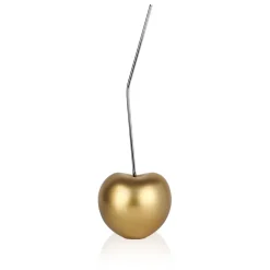 Statues & Sculptures Table Top|Contemporary^Cherry Pop 44cm Gold Resin Indoor Sculpture