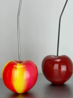 Statues & Sculptures Table Top|Contemporary^Cherry Pop 44cm Red Resin Indoor Sculpture