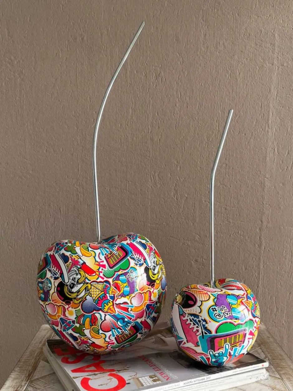 Statues & Sculptures Table Top|Graffiti^Cherry Pop 44cm Street Art Resin Indoor Sculpture