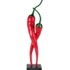Statues & Sculptures Floor Standing|Contemporary^Chilli Fusion 88cm Red Resin Indoor Sculpture