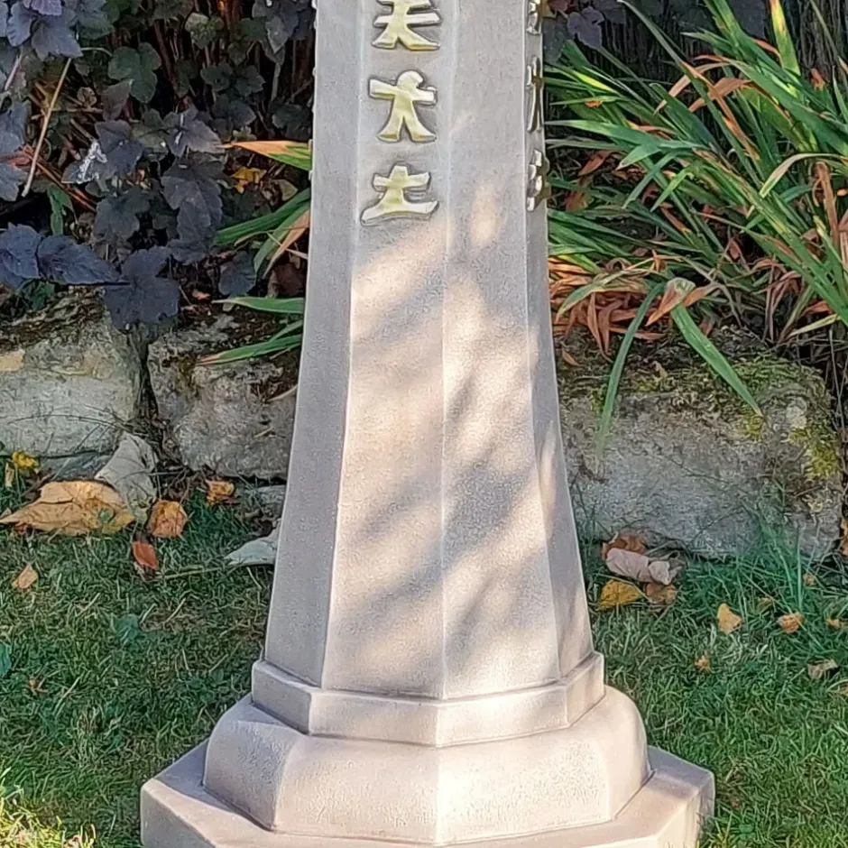 Statues & Sculptures Pagodas^Classic Candle Japanese Pagoda Lantern Stone Garden Ornament