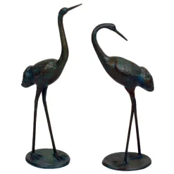 Statues & Sculptures Cranes^Classic Cranes Bronze Metal Garden Ornaments