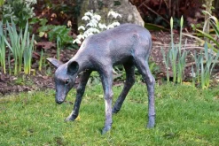 Statues & Sculptures Stags & Deers^Classic Fawn 41cm Bronze Metal Garden Statue