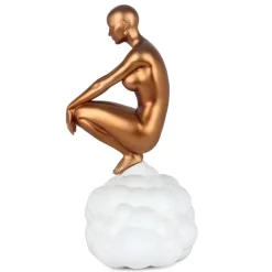 Statues & Sculptures Figurative|Table Top^Cloud of Dreams 51cm Bronze Resin Indoor Sculpture