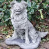 Statues & Sculptures Dogs^Collie Puppy Dog Stone Garden Ornament