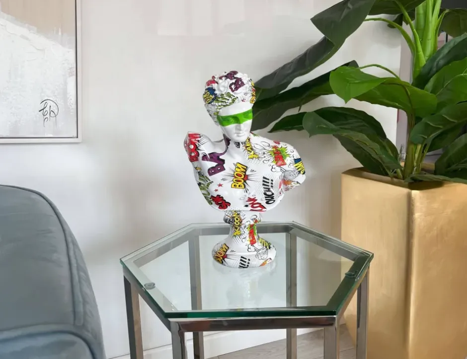 Statues & Sculptures Figurative|Table Top^Comic Titan 35cm Pop Art Resin Indoor Sculpture