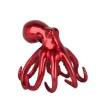 Statues & Sculptures Table Top|Animals^Cosmic Octopus 22cm Red Resin Indoor Sculpture