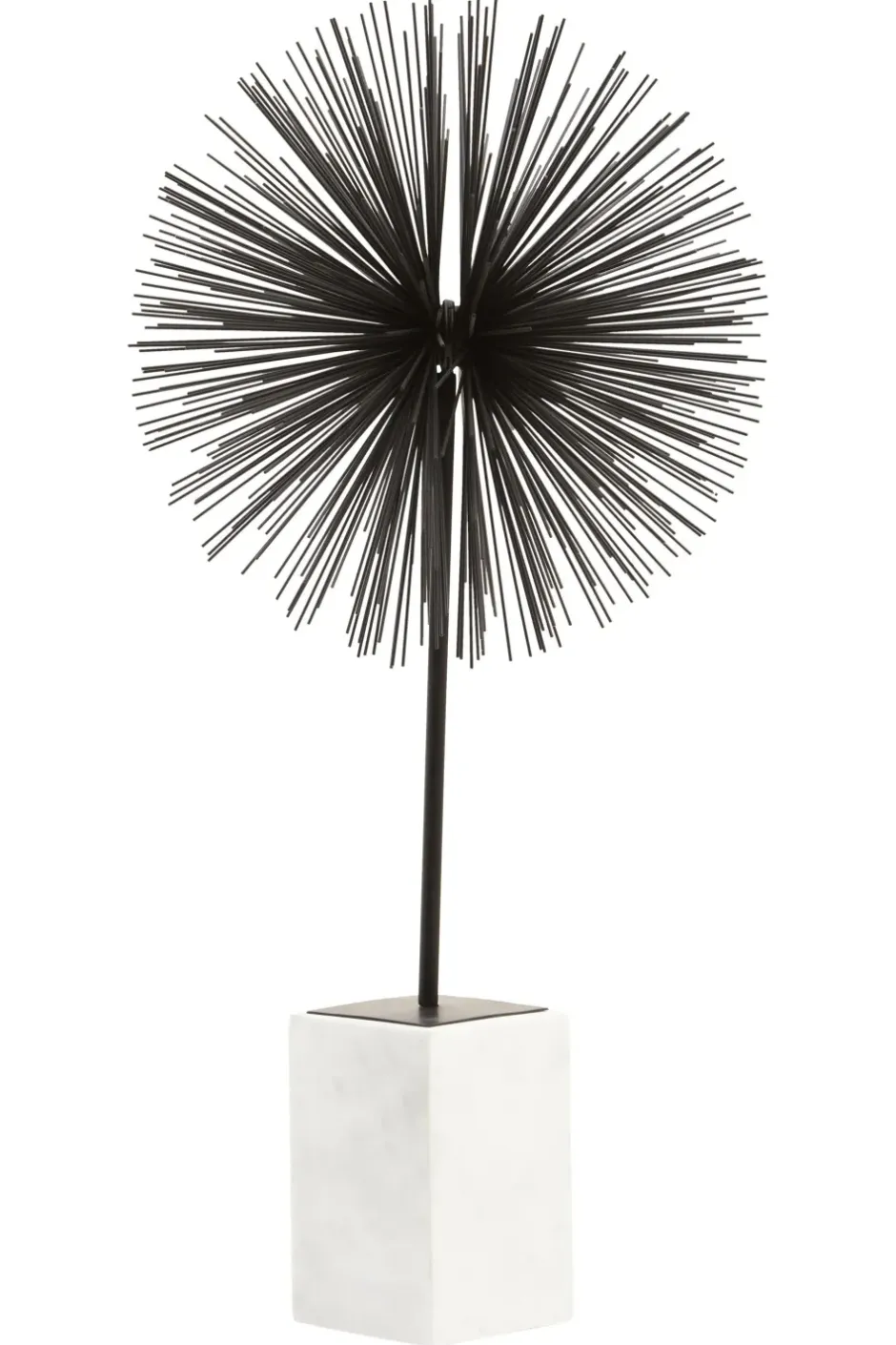 Statues & Sculptures Table Top|Abstract^Cosmic Pulse 64cm Black Metal Indoor Sculpture