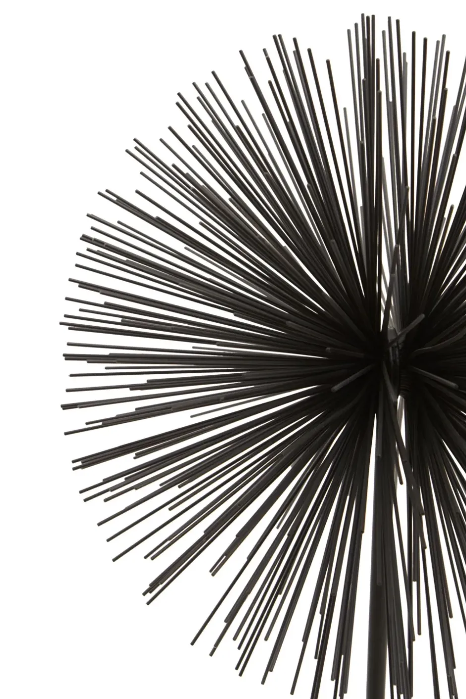 Statues & Sculptures Table Top|Abstract^Cosmic Pulse 64cm Black Metal Indoor Sculpture