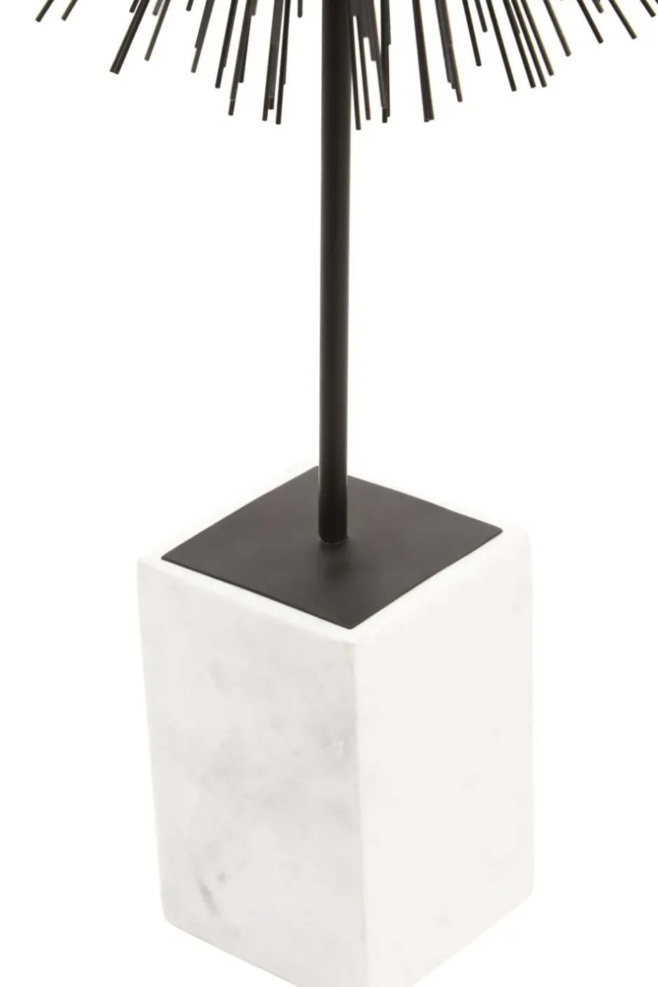 Statues & Sculptures Table Top|Abstract^Cosmic Pulse 64cm Black Metal Indoor Sculpture