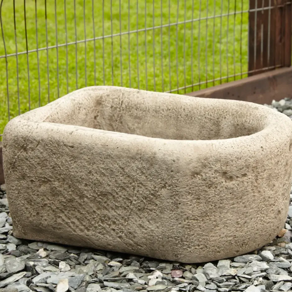 Statues & Sculptures Troughs^Countryside Design Stone Planter Garden Trough