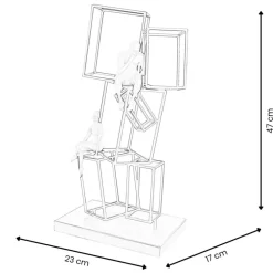 Statues & Sculptures Table Top|Contemporary^Creative Thinker 47cm Metal Indoor Sculpture