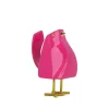 Statues & Sculptures Table Top|Animals^Cubic Bird 14cm Pink Resin Indoor Sculpture