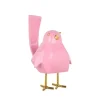 Statues & Sculptures Table Top|Animals^Cubic Bird 18cm Pink Resin Indoor Sculpture