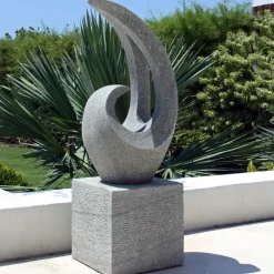 Statues & Sculptures Contemporary^Curvation Modern Art Stone Statue - Large Garden Sculpture