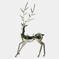 Statues & Sculptures Wildlife|Stags & Deers^Deer 258cm Geometric Metal Garden Sculpture