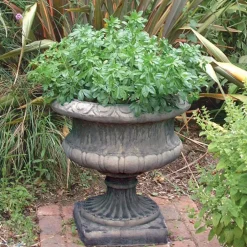 Statues & Sculptures Large|Round^Derbyshire Vase Stone Garden Planter