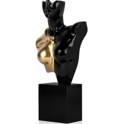 Statues & Sculptures Figurative|Table Top^Divided Diva 50cm Black Resin Indoor Sculpture